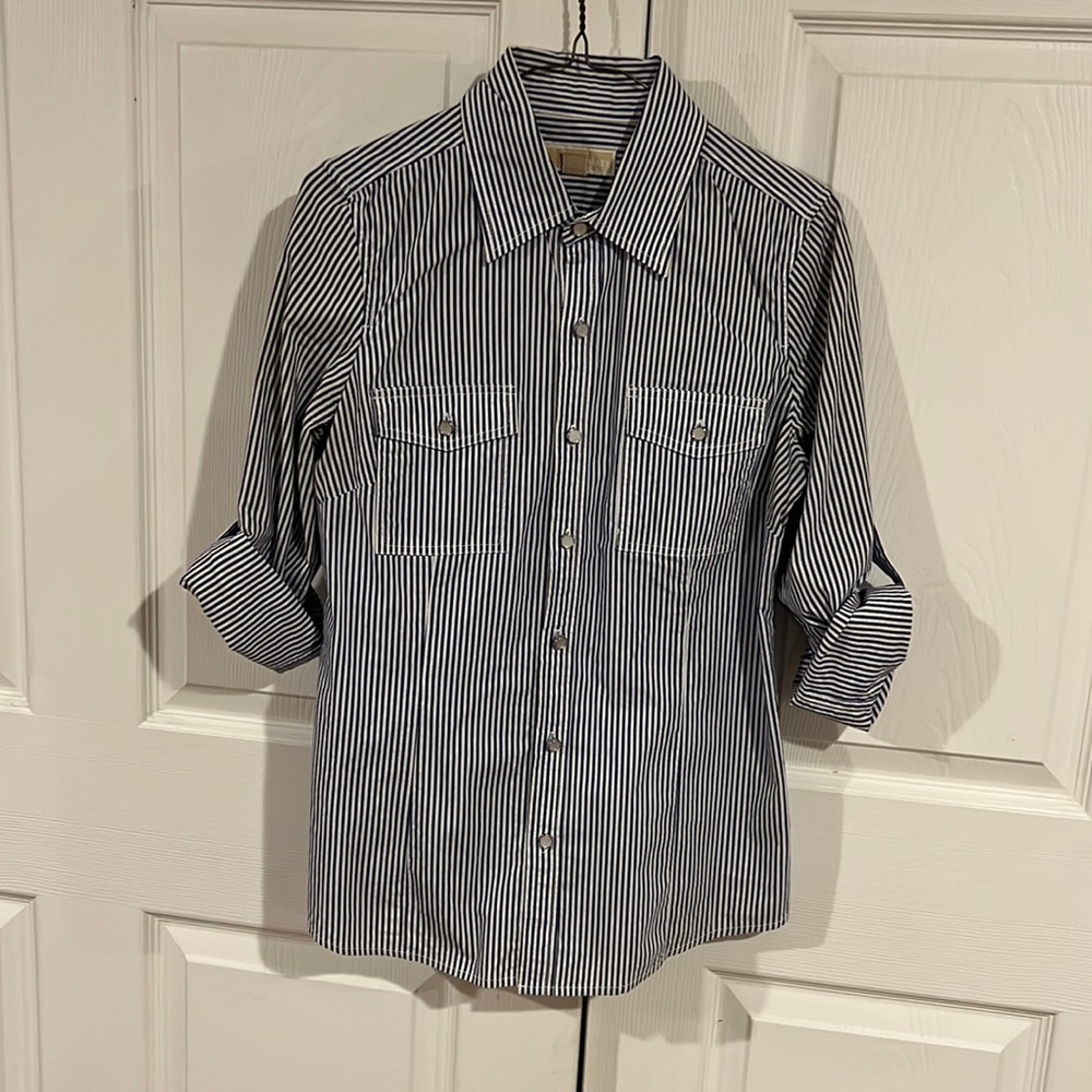 Micheal kors stripe shirt